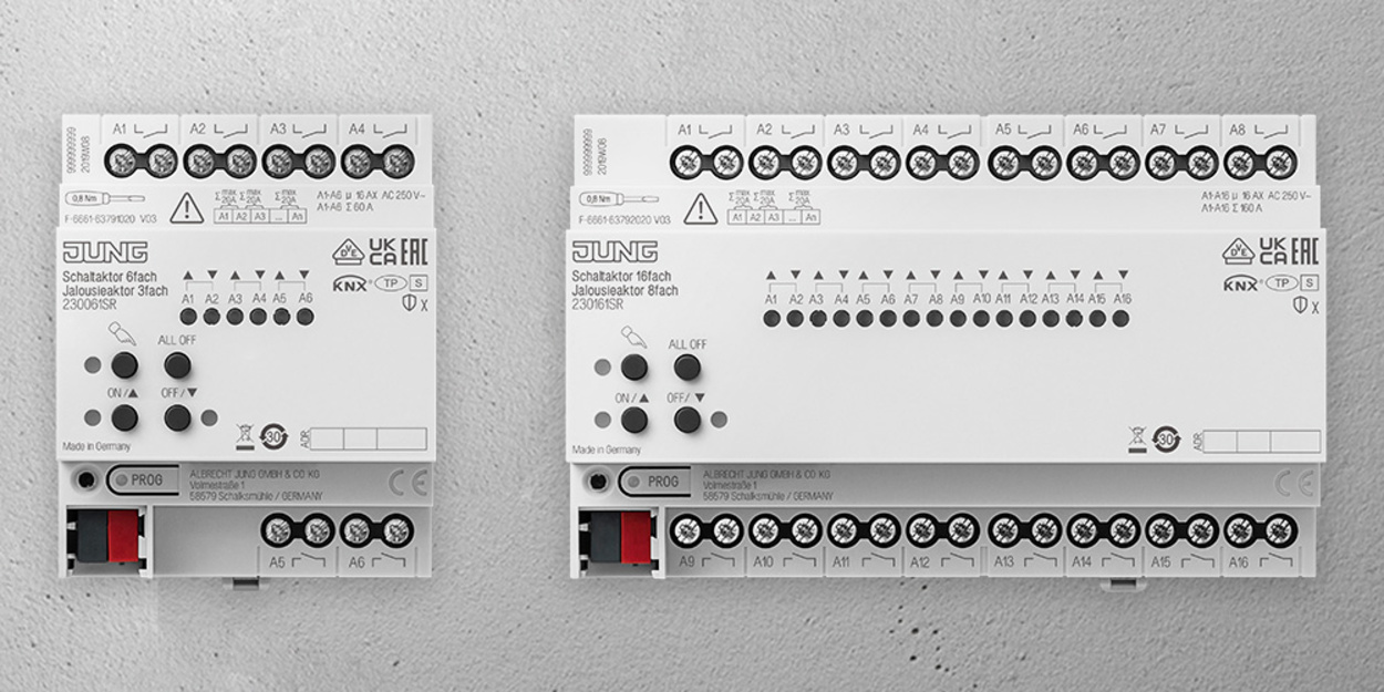 KNX Schalt- und Jalousieaktoren bei Jura Elektro in Petersbuch