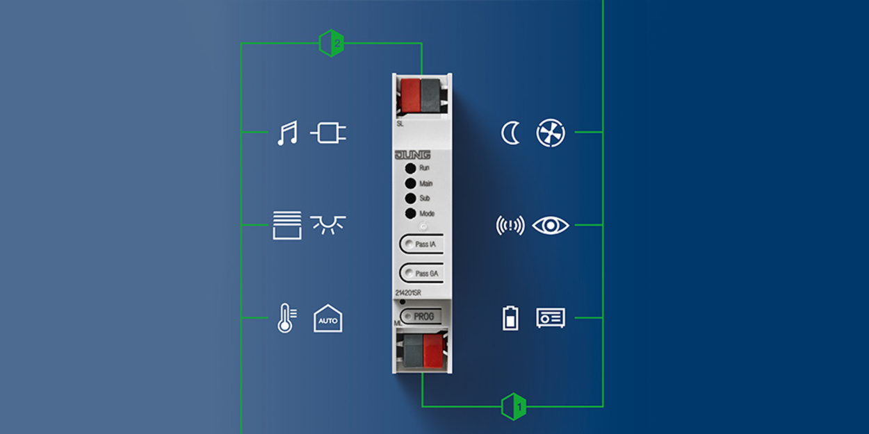 KNX Bereichs- und Linienkoppler bei Jura Elektro in Petersbuch